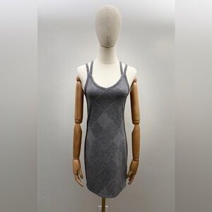 Wild Fable Plaid Bodycon Mini Dress – Size S – Stretch – Cross Back